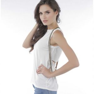 Groceries Crop-Back Tank Top. (100% Organic Cotton) GMO- Free